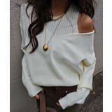 アイボリー | タンクレイヤードVネックニットesutoreja ニット スタイルアップ | BUYSENSE