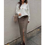 タンクレイヤードVネックニットesutoreja ニット スタイルアップ | BUYSENSE | 詳細画像2 