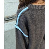 バイカラーニットプルオーバーesutoreja ニット スタイルアップ | BUYSENSE | 詳細画像19 