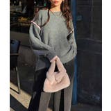 バイカラーニットプルオーバーesutoreja ニット スタイルアップ | BUYSENSE | 詳細画像4 