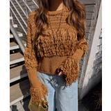 ローゲージフリンジニットesutoreja ニット アウター | BUYSENSE | 詳細画像9 