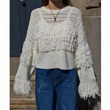 ローゲージフリンジニットesutoreja ニット アウター | BUYSENSE | 詳細画像10 