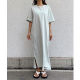ブルー | ロングTシャツワンピース esutoreja ワンピース | BUYSENSE