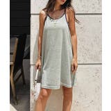 カーキ | パイルバイカラードレス esutoreja ワンピース レディース トレンド | BUYSENSE