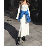 リブニットフレアドレスesutoreja ワンピース スタイルアップ | BUYSENSE | 詳細画像2