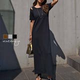 カットアウトショートスリーブワンピースesutoreja ワンピース | BUYSENSE | 詳細画像1 
