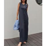 チャコール | レイヤードリブワンピースesutoreja ワンピース スタイルアップ | BUYSENSE