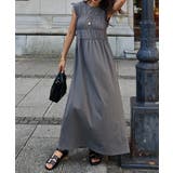 シャーリングノースリーブワンピースesutoreja ワンピース スタイルアップ | BUYSENSE | 詳細画像9 