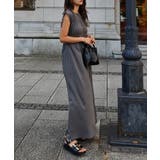 シャーリングノースリーブワンピースesutoreja ワンピース スタイルアップ | BUYSENSE | 詳細画像10 