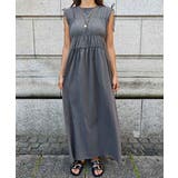 シャーリングノースリーブワンピースesutoreja ワンピース スタイルアップ | BUYSENSE | 詳細画像13 