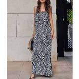 ゼブラ | プリーツキャミソールワンピースesutoreja ワンピース スタイルアップ | BUYSENSE