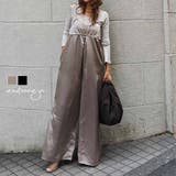 サテンキャミソールオールインワンesutoreja ワンピース スタイルアップ | BUYSENSE | 詳細画像1 