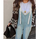 Vネックデニムサロペットesutoreja ワンピース スタイルアップ | BUYSENSE | 詳細画像10 