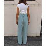 Vネックデニムサロペットesutoreja ワンピース スタイルアップ | BUYSENSE | 詳細画像15 