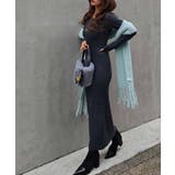 リブニットロングスリーブワンピースesutoreja ワンピース スタイルアップ | BUYSENSE | 詳細画像9 