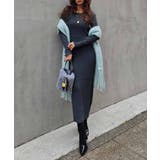 リブニットロングスリーブワンピースesutoreja ワンピース スタイルアップ | BUYSENSE | 詳細画像10 