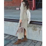 Vネックリブニットワンピースesutoreja ワンピース スタイルアップ | BUYSENSE | 詳細画像10