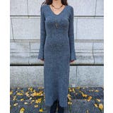 Vネックフレアニットワンピースesutoreja ワンピース スタイルアップ | BUYSENSE | 詳細画像8 