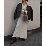 Vネックフレアニットワンピースesutoreja ワンピース スタイルアップ | BUYSENSE | 詳細画像6 