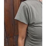 ウエストギャザーTシャツワンピースesutoreja ワンピース スタイルアップ | BUYSENSE | 詳細画像18