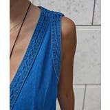 Vネックデニムオールインワンesutoreja ワンピース スタイルアップ | BUYSENSE | 詳細画像8