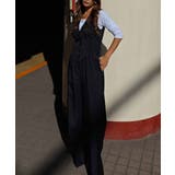 Vネックタックオールインワンesutoreja ワンピース スタイルアップ | BUYSENSE | 詳細画像5