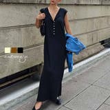 ヘンリーネックリブワンピースesutoreja ワンピース スタイルアップ | BUYSENSE | 詳細画像1