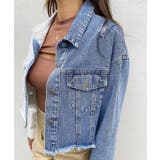 バイカラーデニムジャケット esutoreja アウター | BUYSENSE | 詳細画像9