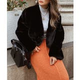 ブラック | ショートファージャケット esutoreja アウター | BUYSENSE