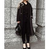 ブラック | キルティングロングコート esutoreja アウター | BUYSENSE