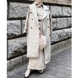 ベージュ | カジュアルトレンチコート esutoreja アウター | BUYSENSE