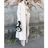 アイボリー | ハイネックロングコート esutoreja アウター | BUYSENSE