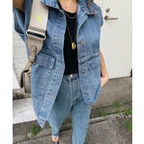 デニムベスト esutoreja ジャケット レディース トレンド | BUYSENSE | 詳細画像2