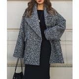 ホワイト | グリッターコートesutoreja アウター スタイルアップ | BUYSENSE