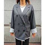 レイヤードダブルテーラードジャケットesutoreja アウター スタイルアップ | BUYSENSE | 詳細画像13 