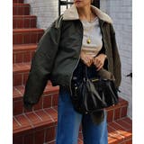 カーキ | ボアパデッドジャケットesutoreja アウター スタイルアップ | BUYSENSE