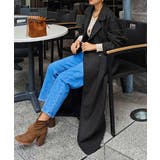 ガンクラブチェックロングコートesutoreja アウター スタイルアップ | BUYSENSE | 詳細画像9