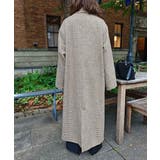 ガンクラブチェックロングコートesutoreja アウター スタイルアップ | BUYSENSE | 詳細画像17