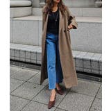 ガンクラブチェックロングコートesutoreja アウター スタイルアップ | BUYSENSE | 詳細画像4