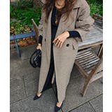 ガンクラブチェックロングコートesutoreja アウター スタイルアップ | BUYSENSE | 詳細画像7