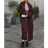 ブラウン | シャギーロングコートesutoreja アウター スタイルアップ | BUYSENSE