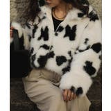 カウパターンファージャケットesutoreja アウター スタイルアップ | BUYSENSE | 詳細画像8