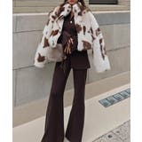 カウパターンファージャケットesutoreja アウター スタイルアップ | BUYSENSE | 詳細画像7