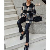 ブロックチェックミドルコートesutoreja アウター スタイルアップ | BUYSENSE | 詳細画像9 