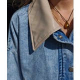 レザーカラーデニムブルゾンesutoreja アウター スタイルアップ | BUYSENSE | 詳細画像12