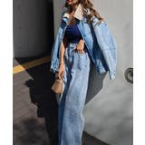 レザーカラーデニムブルゾンesutoreja アウター スタイルアップ | BUYSENSE | 詳細画像8