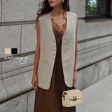 リネンライクジレesutoreja アウター スタイルアップ | BUYSENSE | 詳細画像1