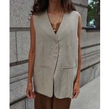 リネンライクジレesutoreja アウター スタイルアップ | BUYSENSE | 詳細画像14