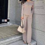 オフショルダーセットアップ esutoreja セットアップ | BUYSENSE | 詳細画像1