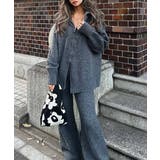 ジップアップニットセットアップ esutoreja セットアップ | BUYSENSE | 詳細画像11
